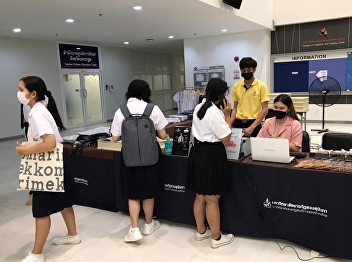 14 February 2022 – Multimedia for
Education Department set up a booth for
students’ cloth and badges at
Nakhonpathom Campus during 07:00 hrs. to
15:00 hrs.