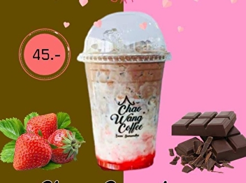 Welcome Valentine’s Day with Chocolate
Strawberry – Sweet and mellow Only 45
baht  Venue: Chao Wang Coffee