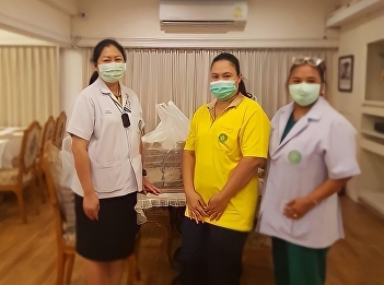Subdivision of Business, Suan sunandha
palace hotel, Bureau of Asset and Income
thank Lt. Col. Chanakarn Chaiyasit in
trust of meal box preparation at Army
institute of pathology, Phramongkutklao
medical center