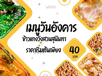 Tuesday menus    Suan Sunandha Curry
Rice     Start Price only 40.- bhaht