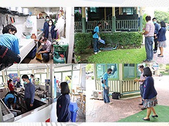 ฝ่ายธุรกิจพื้นที่ให้เช่า
สำนักทรัพย์สินและรายได้
ร่วมมือกับฝ่ายอาคารสถานที่และบริการ
กองกลาง สำนักงานอธิการบดี
ได้ดำเนินการตรวจสอบการทำงานของระบบบำบัดน้ำเสียร้านค้าภายในมหาวิทยาลัย