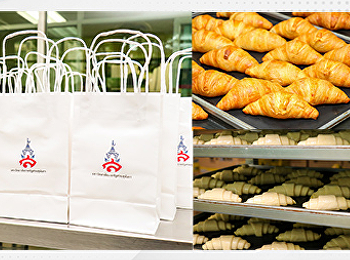 แก้วเจ้าจอมเบเกอรี่
ฝ่ายธุรกิจผลิตอาหารและเครื่องดื่ม
สำนักทรัพย์สินและรายได้
ได้ผลิตจัดทำอาหารว่าง
ให้กับทางกองพัฒนานักศึกษา